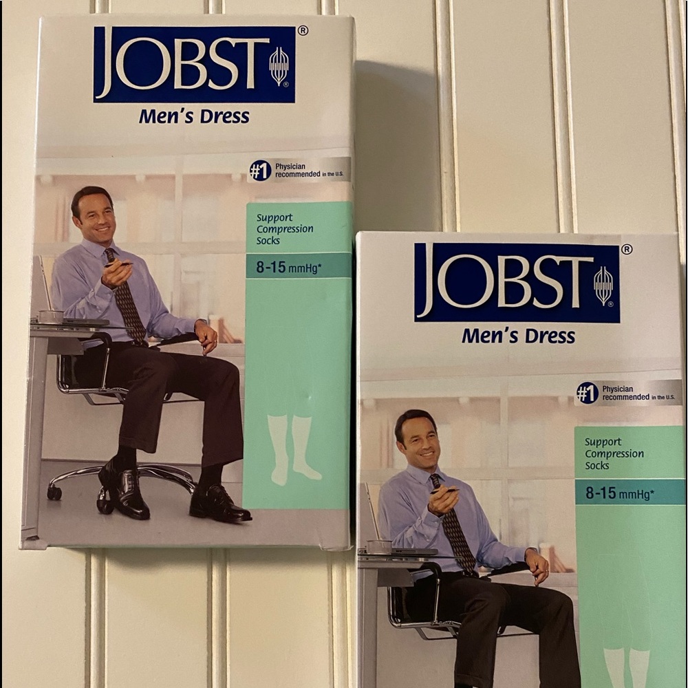 Jobst men’s compression support socks. NEW tan.